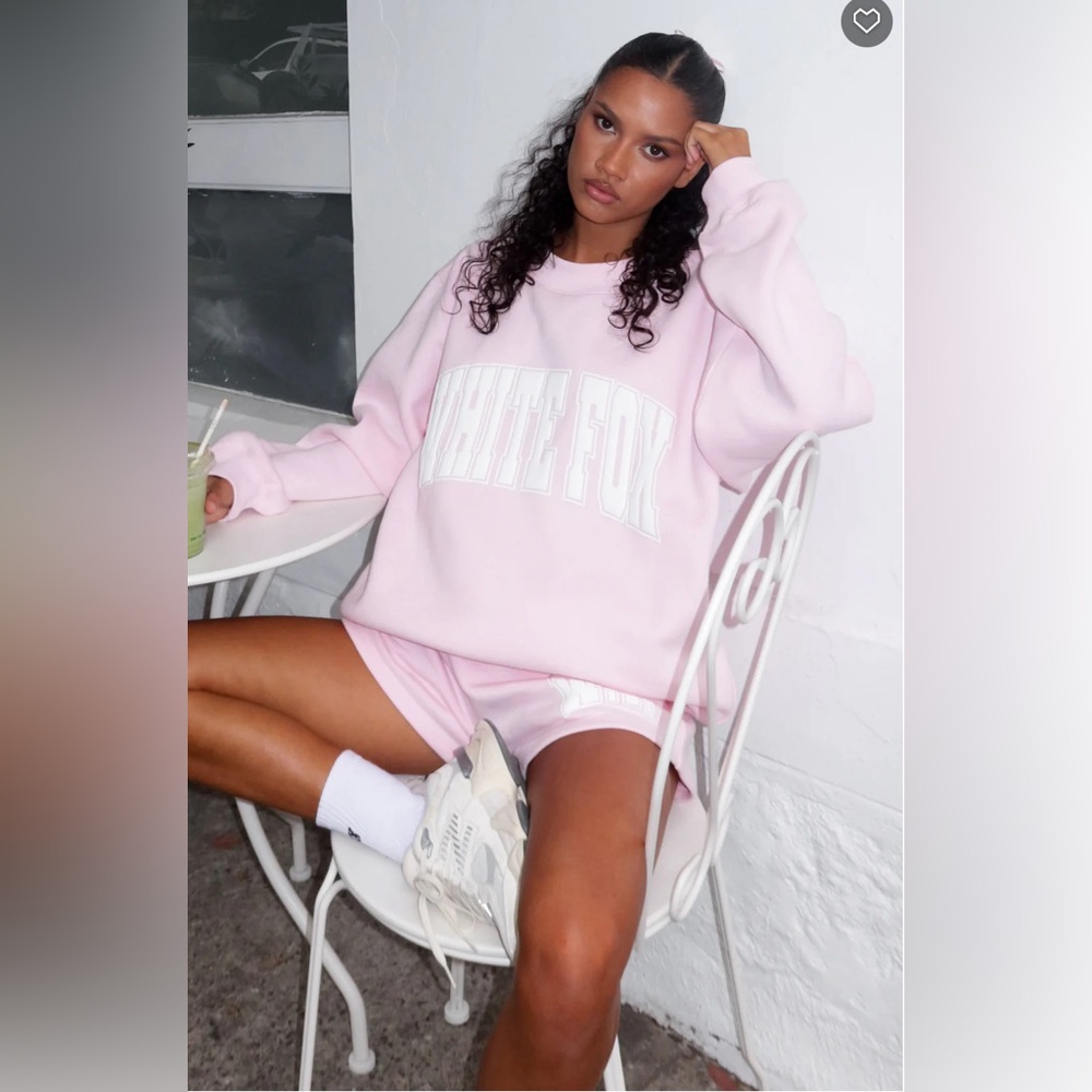 NWT white fox sweatshirt